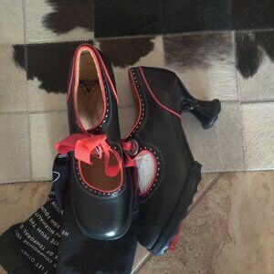 John Fluevog Sugar Snap Style shoes size 12 W 10M New